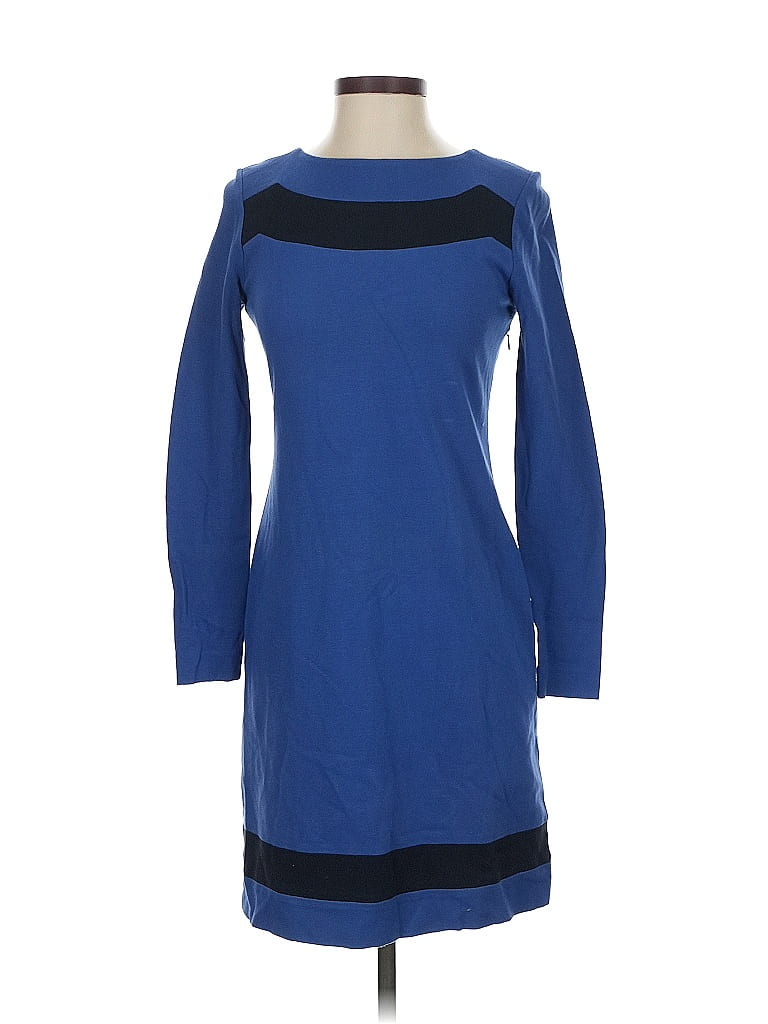 Pre-owned An Original Milly Of New York Casual Dress In Blue