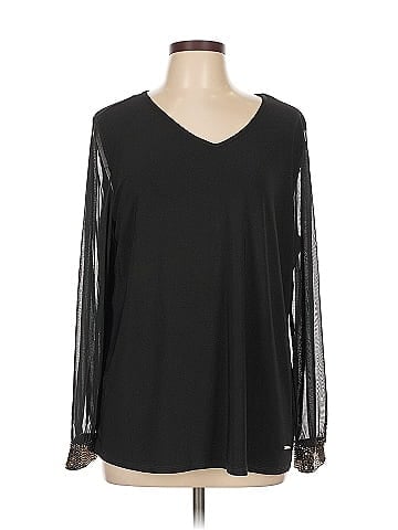Anne Klein Long Sleeve Blouse (view 1)