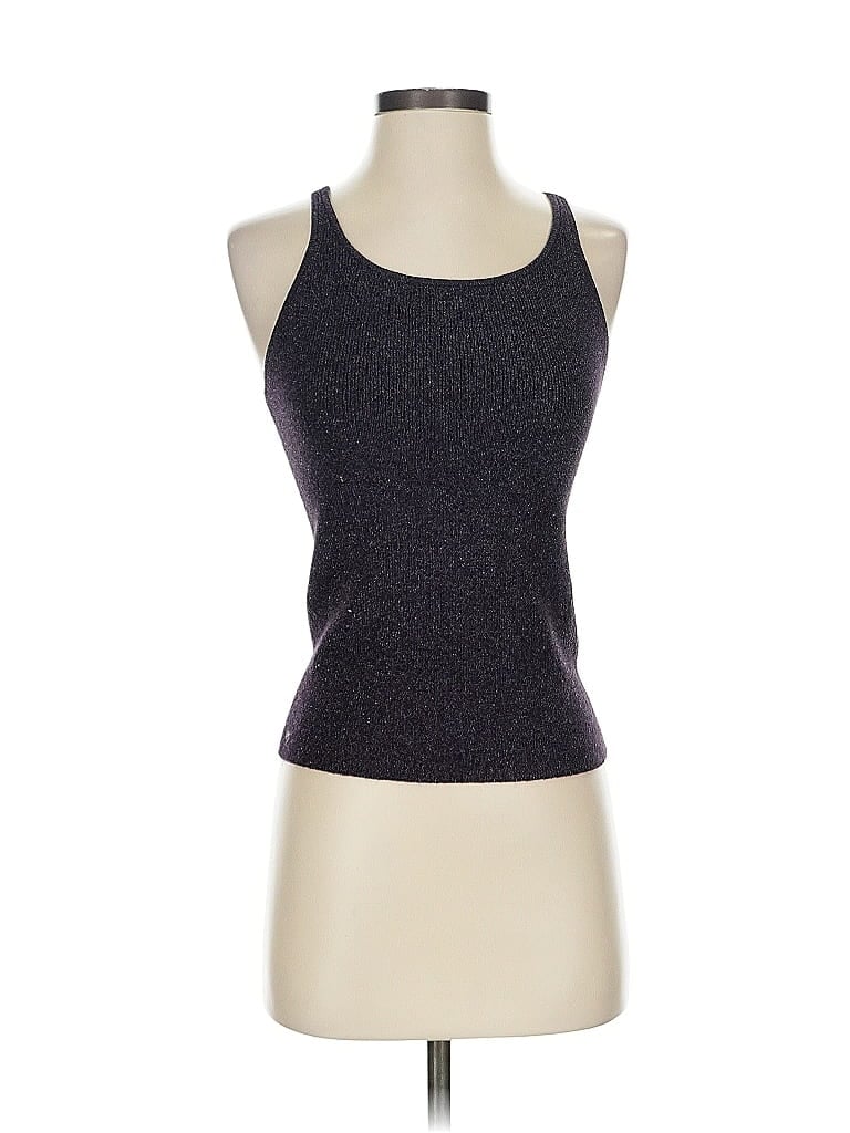 Pre-owned Banana Republic Factory Store Tank Top Gray Halter Neckline Tops
