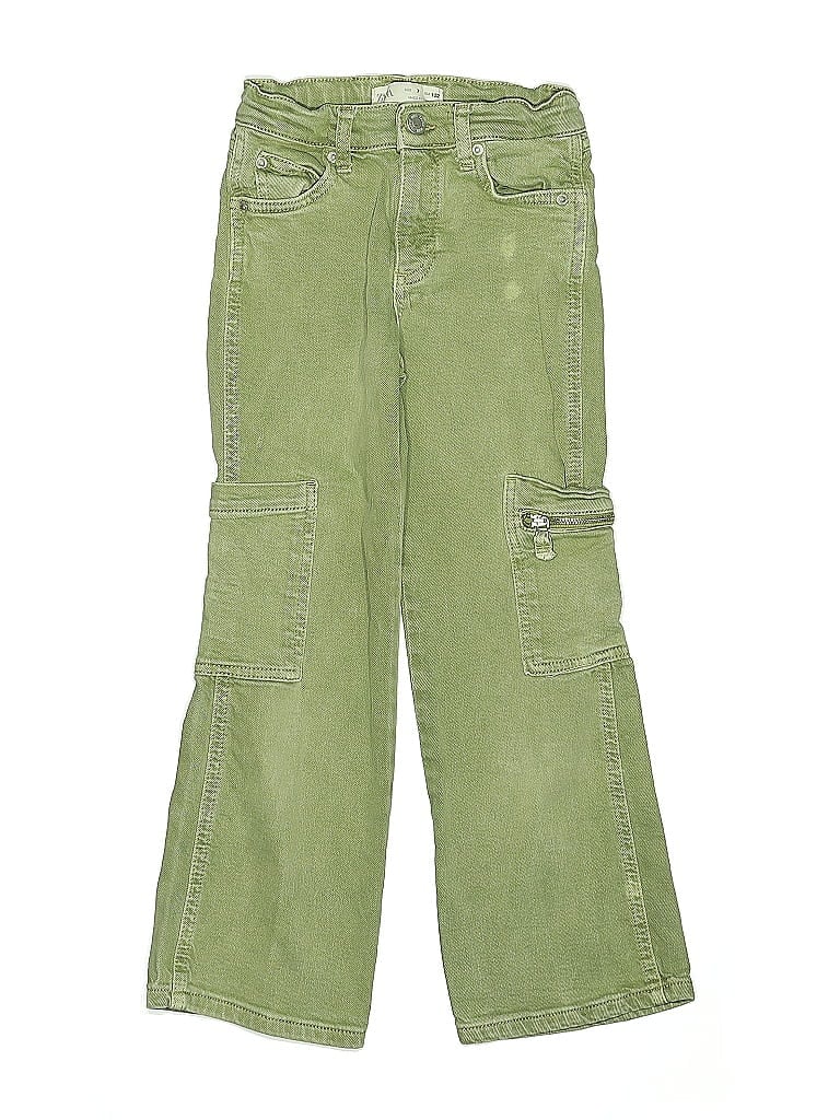 Zara Kids Green Cargo Pants Size 7 - photo 1