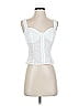 Commense 100% Cotton White Sleeveless Top Size S - photo 1
