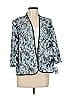 Alex Evenings 100% Polyester Blue Cardigan Size M - photo 1