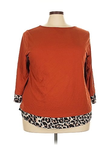 Shein Curve 3/4 Sleeve Top (view 1)