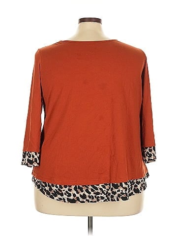 Shein Curve 3/4 Sleeve Top (view 2)