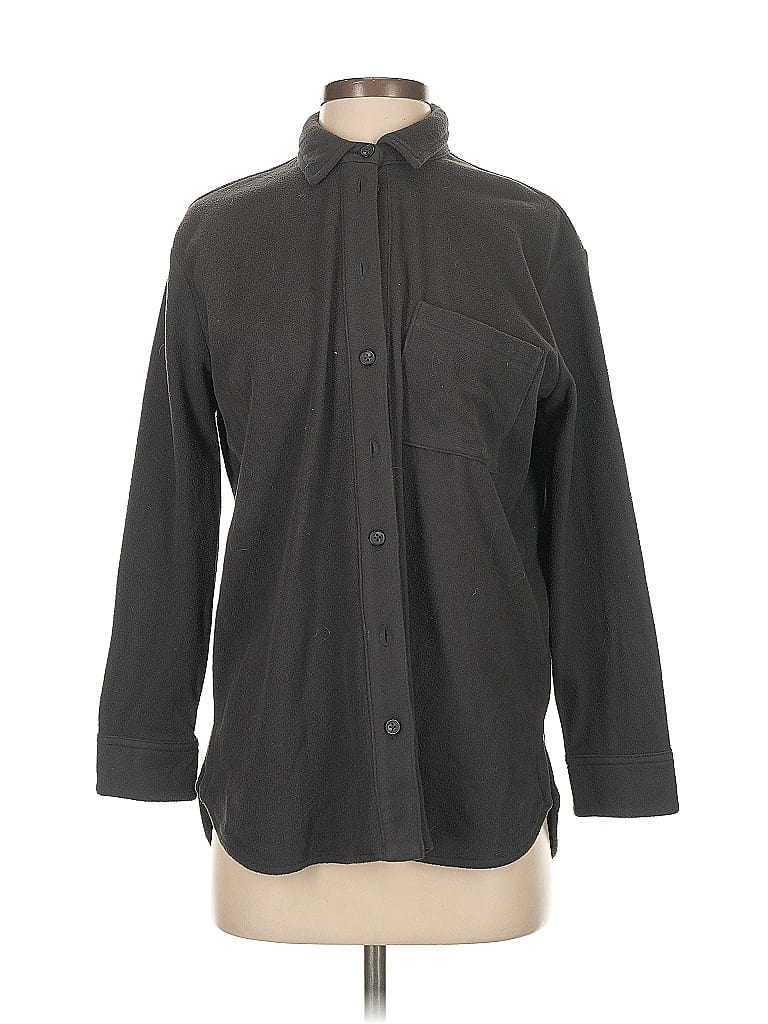 Pre-owned Mwl By Madewell Fleece Jacket In Gray