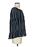 Ann Taylor LOFT Outlet 100% Polyester Blue Short Sleeve Blouse Size XS - photo 3