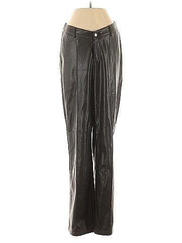 PrettyLittleThing Faux Leather Pants (view 1)