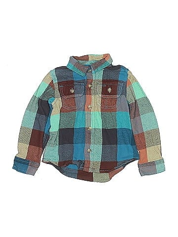 Tea Long Sleeve Button-Down Shirt (view 1)