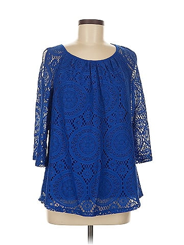 Roz & Ali 3/4 Sleeve Blouse (view 1)