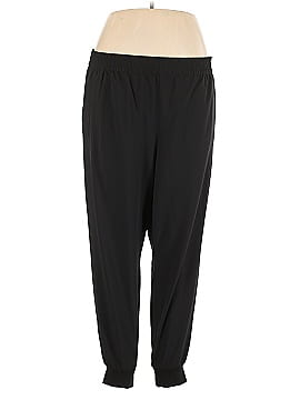 Skora Solid Black Track Pants Size L