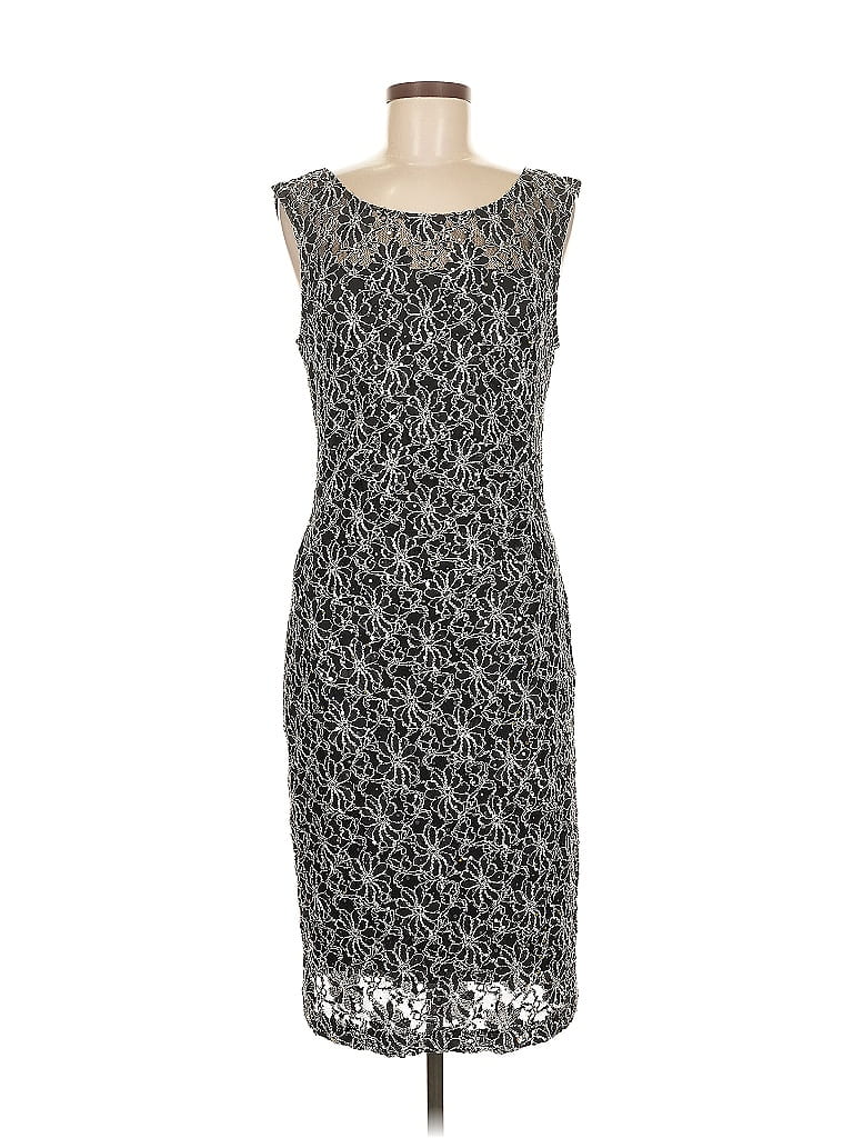 DRESSBARN Pre-owned Cocktail Dress In Gray