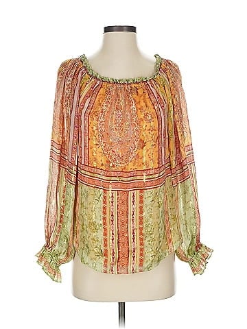 Hale Bob 3/4 Sleeve Silk Top (view 1)