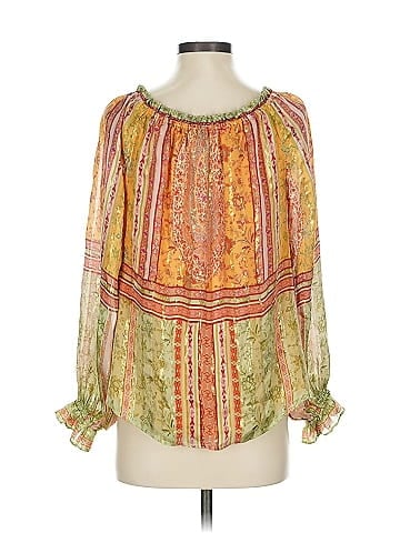 Hale Bob 3/4 Sleeve Silk Top (view 2)