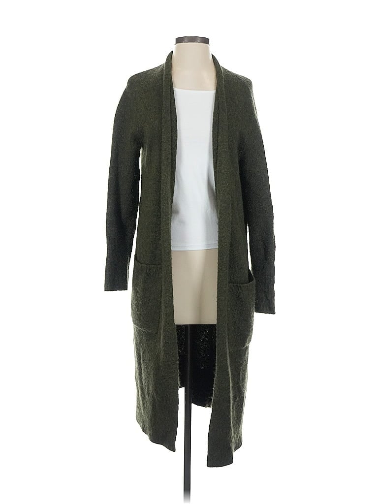 Pre-owned Banana Republic Cardigan Sweater In Green