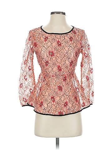 Allegra K 3/4 Sleeve Blouse (view 1)