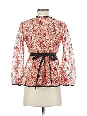 Allegra K 3/4 Sleeve Blouse (view 2)