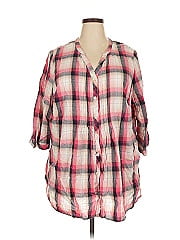 Catherines 3/4 Sleeve Button Down Shirt