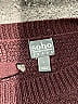 Soho JEANS NEW YORK & COMPANY 100% Acrylic Burgundy Pullover Sweater Size L - photo 7