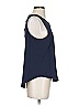 T by Talbots Blue Sleeveless Blouse Size S - photo 3