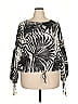 bryn WALKER Black Gray 3/4 Sleeve Blouse Size XXL (estimated) - photo 1