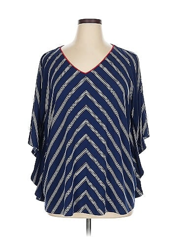 Susan Graver 3/4 Sleeve Blouse (view 1)