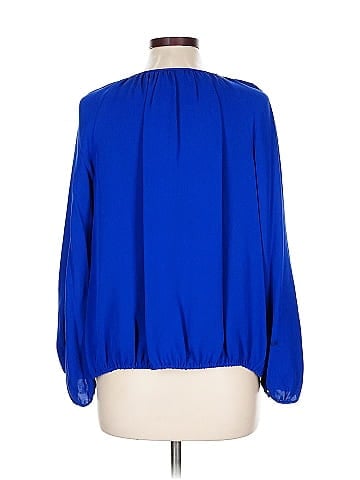 Diane von Furstenberg Long Sleeve Silk Top (view 2)