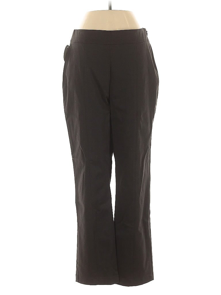 Hill House Solid Brown Dress Pants Size S - photo 1
