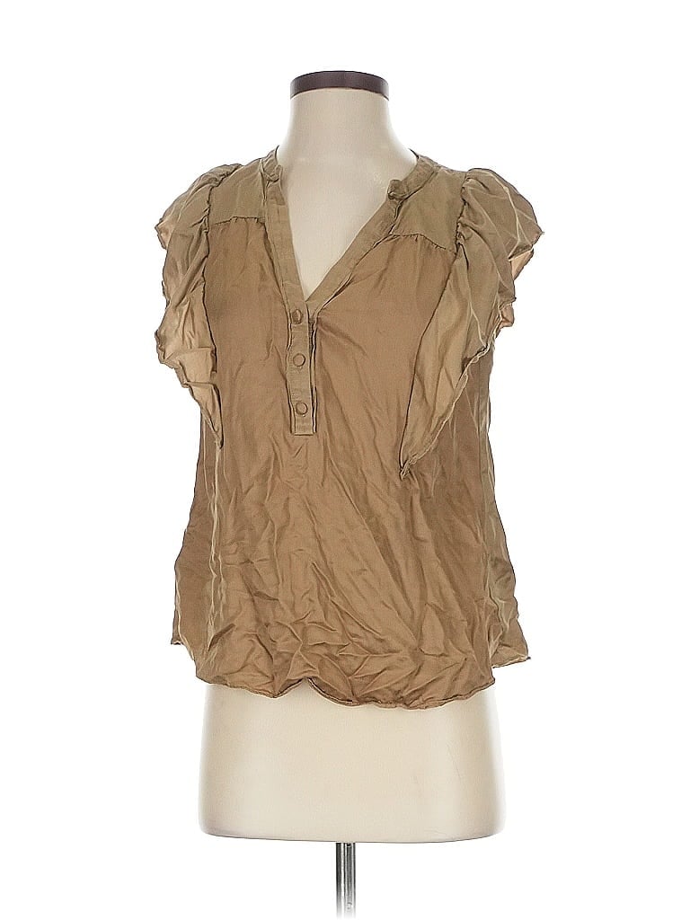 Click to view more detailed imagery on our partner's website Pre-owned Hale Bob Sleeveless Blouse In Brown