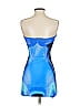White Fox Graphic Blue Cocktail Dress Size XS - photo 2