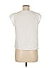 Three Dots 100% Cotton Ivory White Sleeveless Blouse Size M (estimated) - photo 2