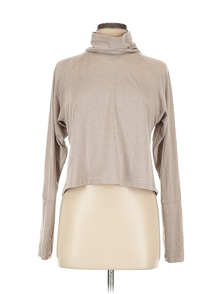 Marika Tan Long Sleeve Turtleneck Size M - photo 1