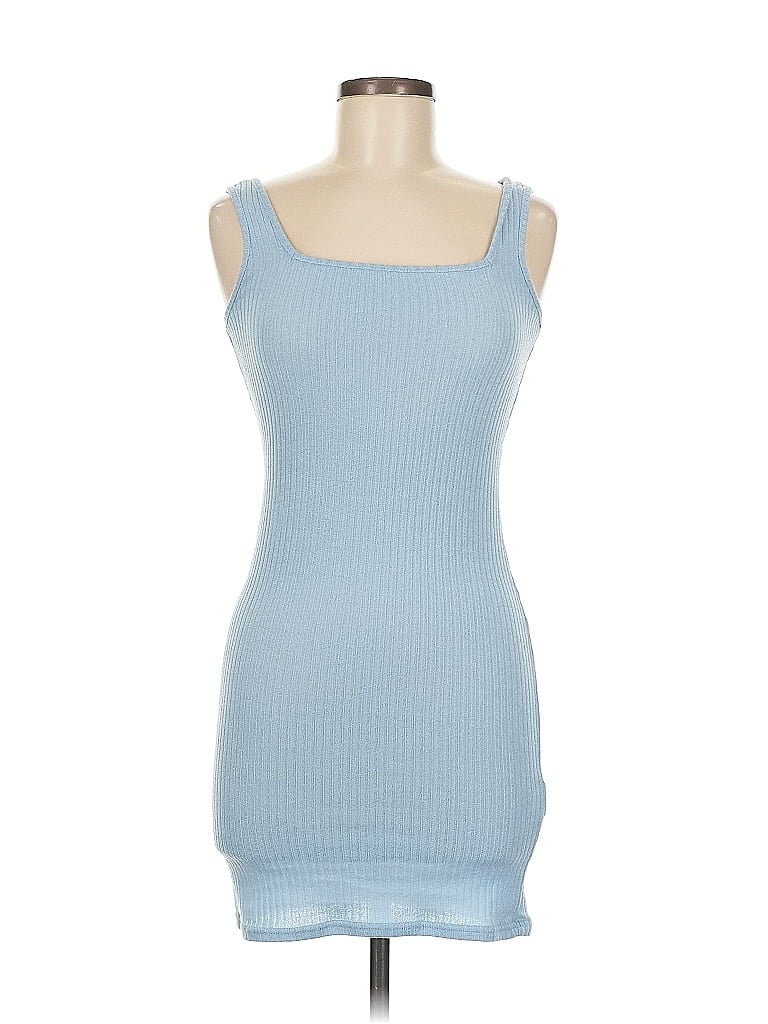 Pre-owned Shein Casual Dress In Blue
