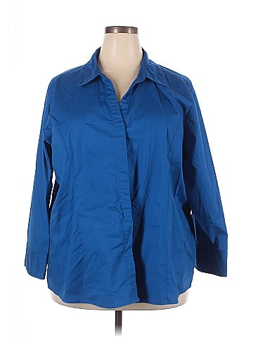 Riders by Lee 3/4 Sleeve Button-Down Shirt (view 1)
