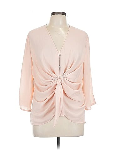 7th Avenue Design Studio New York & Company 3/4 Sleeve Blouse (view 1)