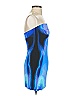 White Fox Graphic Blue Cocktail Dress Size XS - photo 3