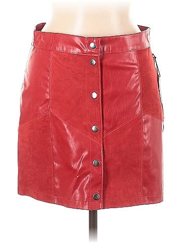 Forever 21 Leather Skirt (view 1)
