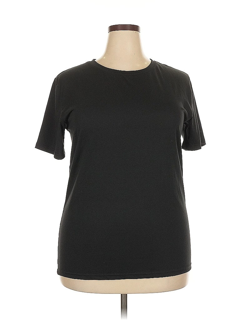 Pre-owned Unbranded Active T-shirt In Black