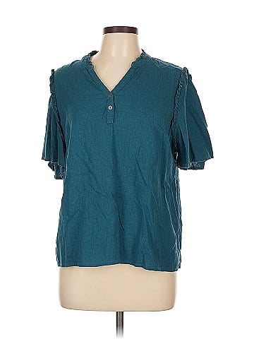 Candace Cameron Bure Short Sleeve Blouse (view 1)