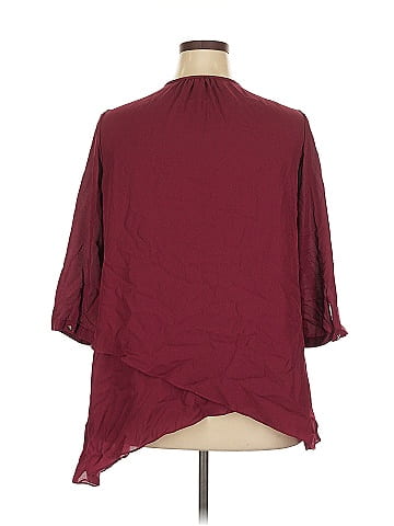 Roz & Ali 3/4 Sleeve Blouse (view 2)