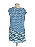 Akemi + Kin 100% Polyester Blue Short Sleeve Top Size S - photo 2