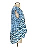 Akemi + Kin 100% Polyester Blue Short Sleeve Top Size S - photo 3