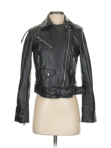 Zara Faux Leather Jacket (view 1)