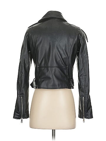 Zara Faux Leather Jacket (view 2)
