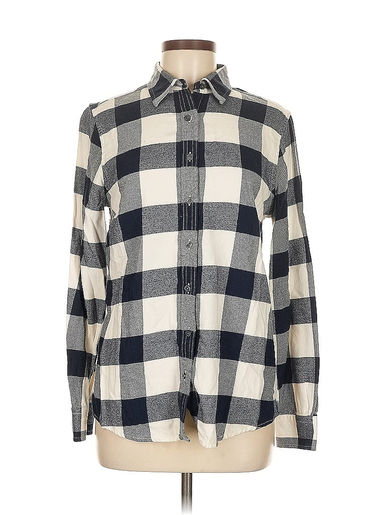 Click to view more detailed imagery on our partner's website Pre-owned Lands' End Long Sleeve Button Down Shirt In White