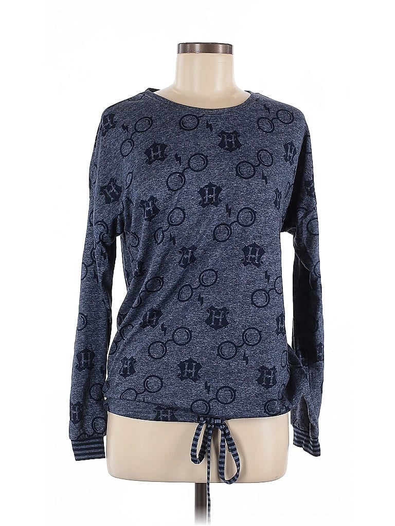 Harry Potter Paisley Blue Pullover Sweater Size M - photo 1