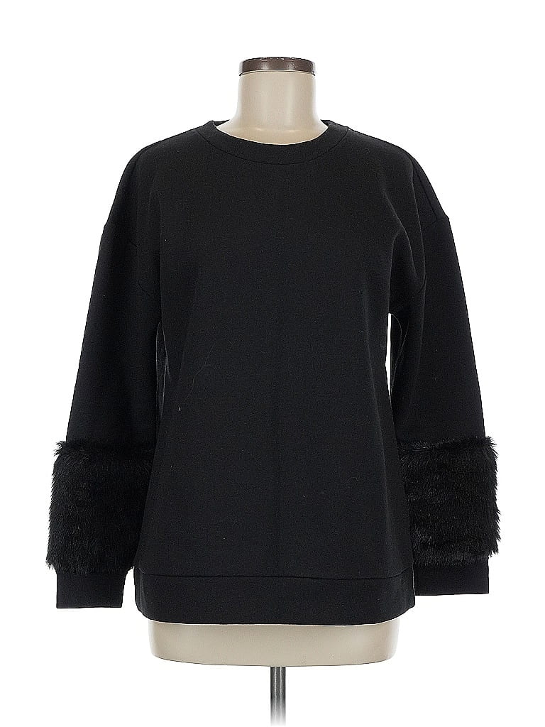 Pre-owned Simply Vera Vera Wang Sweatshirt In Black