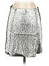 H&M Metallic Silver Formal Skirt Size 4 - photo 2