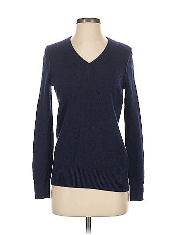 Aqua Cashmere Pullover Sweater (view 1)