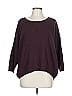 Soho JEANS NEW YORK & COMPANY 100% Acrylic Burgundy Pullover Sweater Size L - photo 1