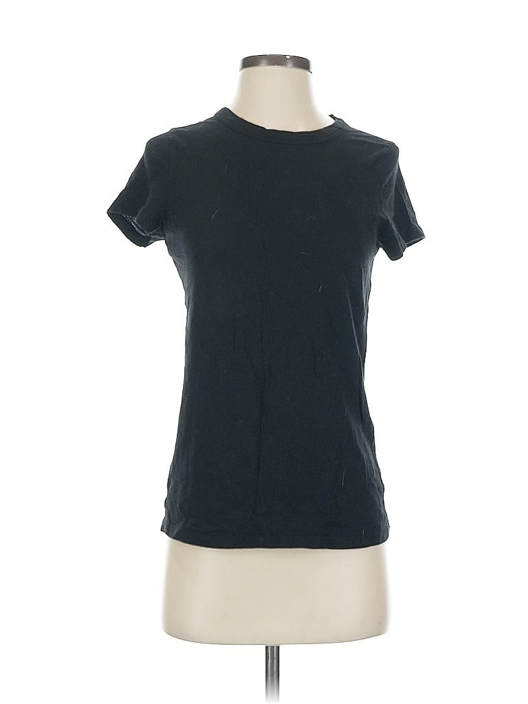 Pre-owned Banana Republic Short Sleeve T-shirt In Black